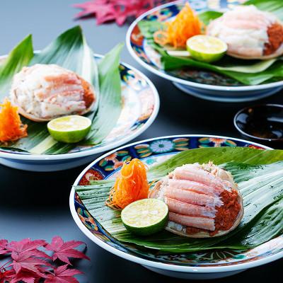 ふるさと納税 宮津市 夫婦蟹 甲羅盛セット 松葉蟹 ほぐし身(大)※活き蟹(1300g級)とコッペがに(中サイズ3個) |  | 01