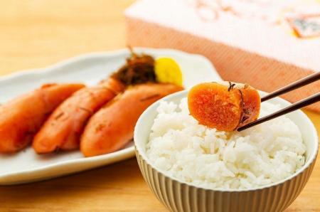 はかた遊膳　昆布漬け明太子　220g（約3本）