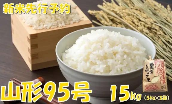 【令和８年産米 先行予約】山形95号15kg　佐藤