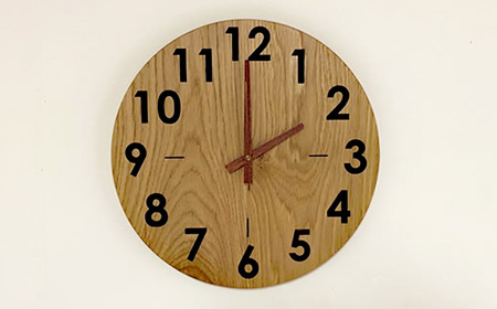 wood clock 330OK ｜ 壁掛け時計 木製