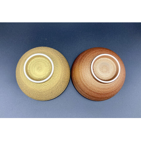 有田焼 伝作窯 甲胄飯碗 黄金ペアセット A25-328_イメージ4
