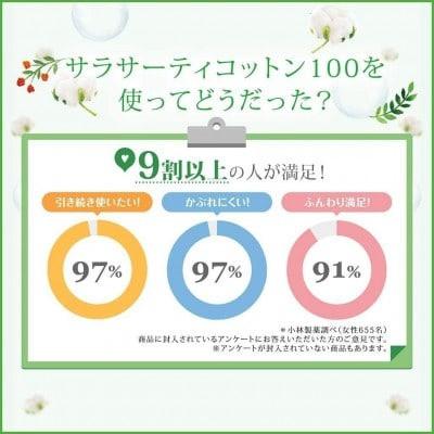ふるさと納税 新居浜市 小林製薬のサラサーティコットン100 112個 ×3袋セット (無香料) |  | 02