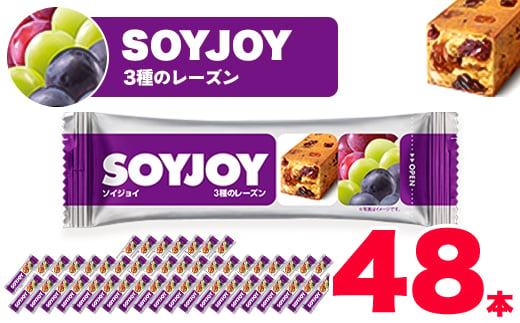 
SOYJOY　ソイジョイ　3種のレーズン　48本【1245550】
