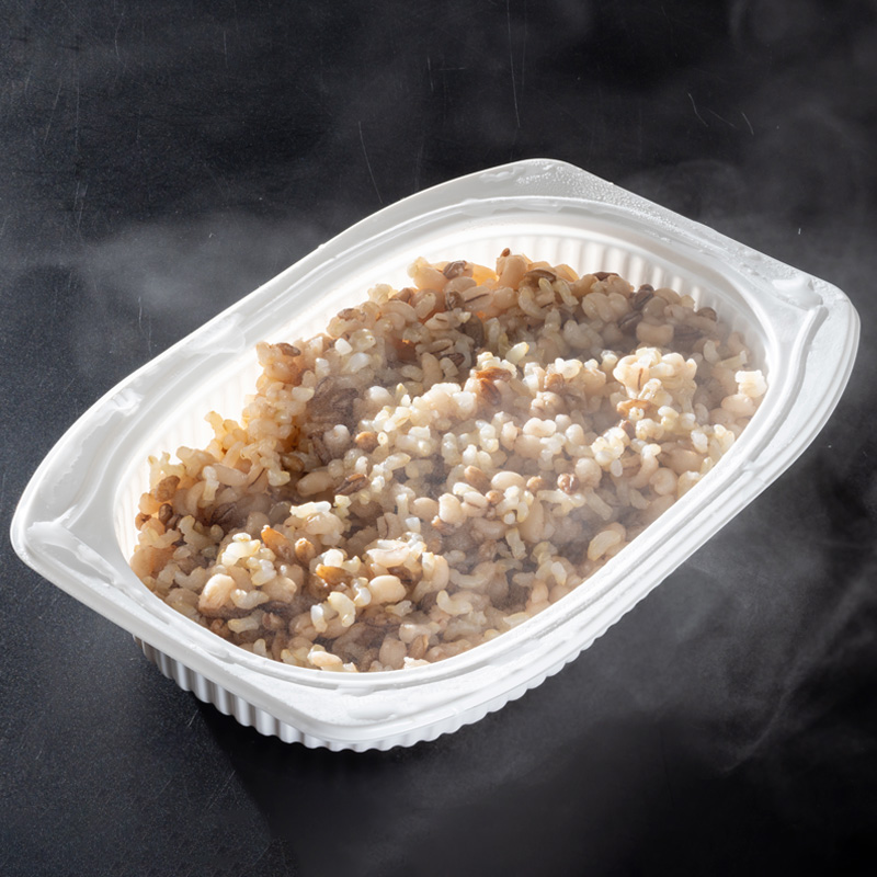 やまがた雑穀玄米パックごはん 150g×18個 (つや姫・スーパー大麦・もち麦 3種ブレンド) ラベルレス 訳あり 山形 パックライス 備蓄 保存 パックライス FY25-177