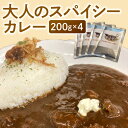 【ふるさと納税】大人のスパイシーカレー200g×4