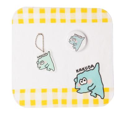 ふるさと納税 角田市 オリジナルかくだだどん3種セットタオルハンカチ缶バッチアクリルキーホルダー |  | 02