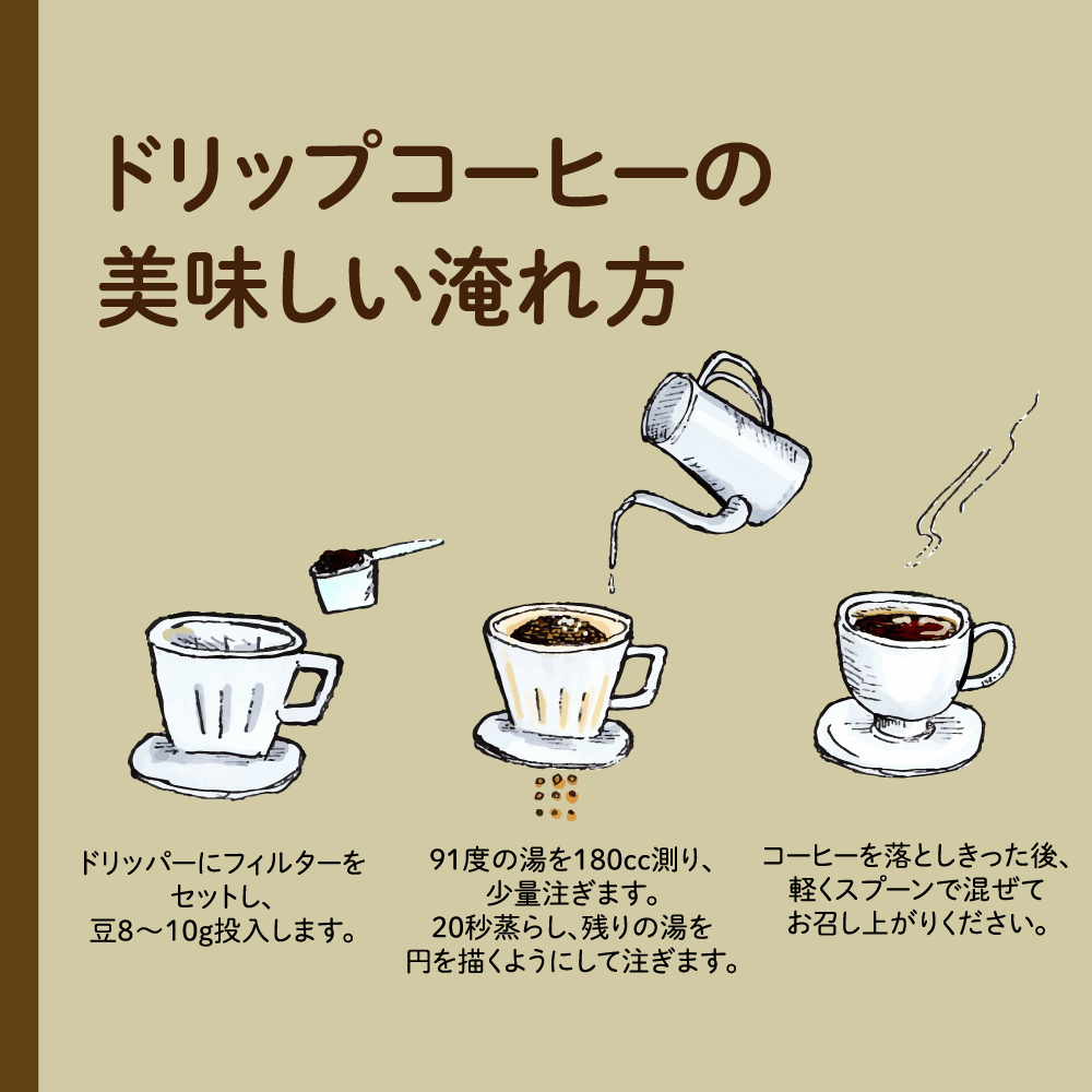mappee coffee works 自家焙煎スペシャルティコーヒー(豆)飲み比べ３種セット_イメージ2
