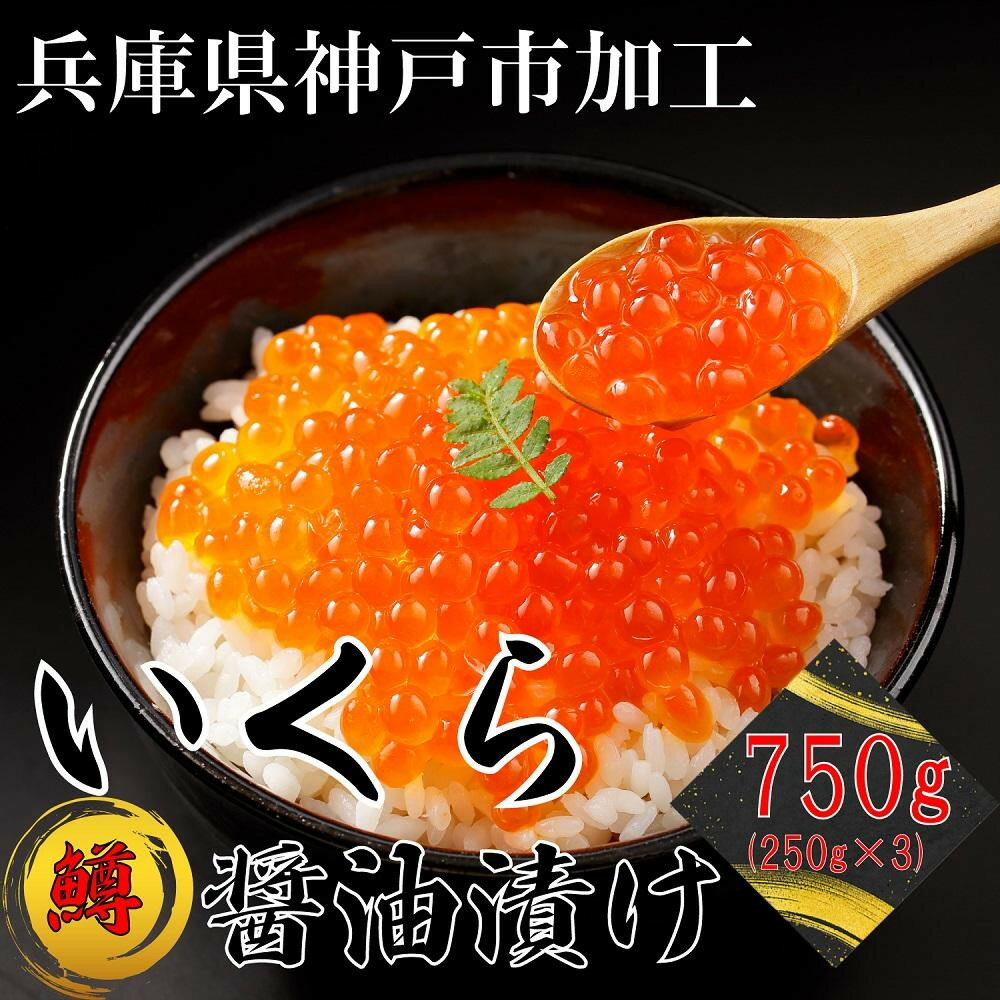 【ふるさと納税】いくら 鱒いくら醤油漬け750g（250g×3パック） | イクラ 鱒 鱒卵 マス ます 醤油漬け 醤油 しょうゆ漬け 魚卵 魚介類 水産 小分け 海鮮 食品 人気 おすすめ 送料無料