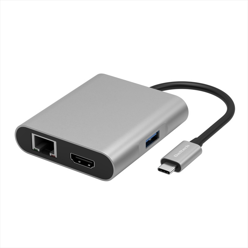 
Owltech USB3.2 Gen1対応 PD100W給電ポート付き USBハブ 4 in 1 USB Type-C to マルチポートアダプター OWL-DS3181-SV オウルテック 【 家電 】
