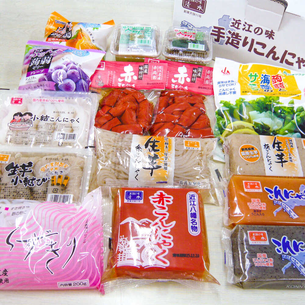 【ふるさと納税】こんにゃくおまかせギフトセット 合計約2425g/ ダイエット 糖質オフ 国産 しらたき おでん / 栗東市 / 株式会社清水商店[BIAG005]