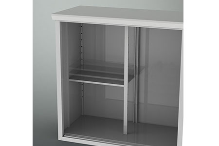 [グリーンライフ] 倉庫や物置（収納庫）として便利 daSeele ダシーレ 1515（チタングレー）ファミリー物置き 吊り戸式 屋外 大型 中型 おしゃれ 小屋 庭 ストックルーム ストレージ ウェ