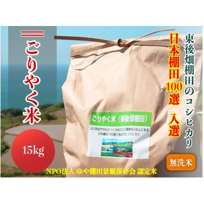 こしひかり「ごりやく米」無洗米15kg【令和7年産】(1343)【1271844】