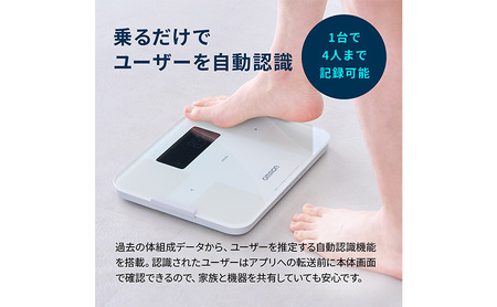 オムロン 体重体組成計 KRD-608T2-W