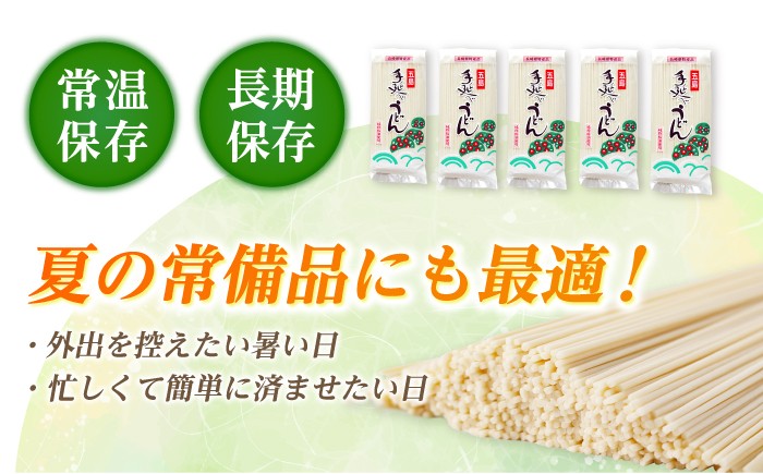 五島手延うどん 島椿 Aセット 300g×5袋 スープ付 五島うどん 乾麺 名物 備蓄 常備 五島 新上五島町 【さかい製麺】