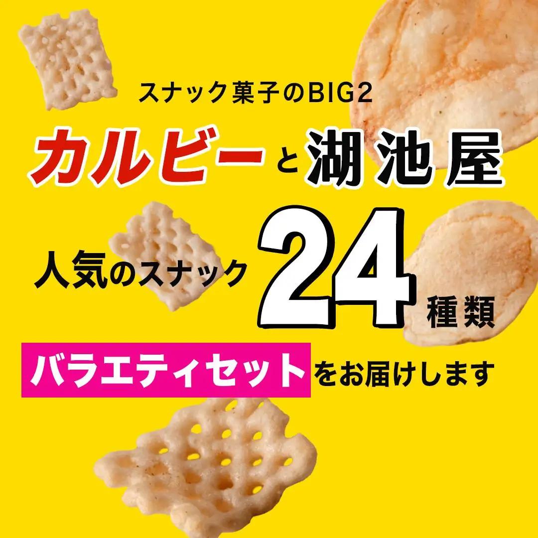 【ふるなびWEEK対象】 【最短3営業日！スピード発送】 カルビー 湖池屋 人気 24種 詰め合わせ