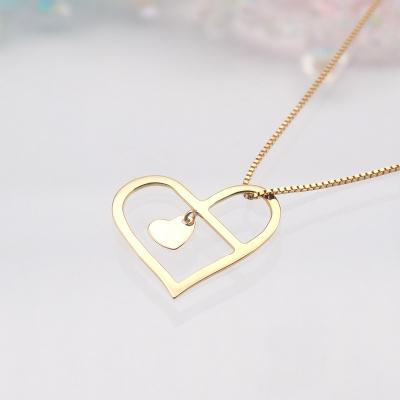 ふるさと納税 甲府市 K18 地金ハート ペンダントネックレス　HH-019108 |  | 02