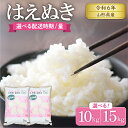 【令和5年産】発送時期が選べる はえぬき 10kg と 15kg が選べる 山形県 東根市産米 新米 先行予約 お試し 山形 東根市 送料無料 東北 白米 精米 お米 こめ ブランド米 ごはん ご飯 おにぎり 米どころ お取り寄せグルメ