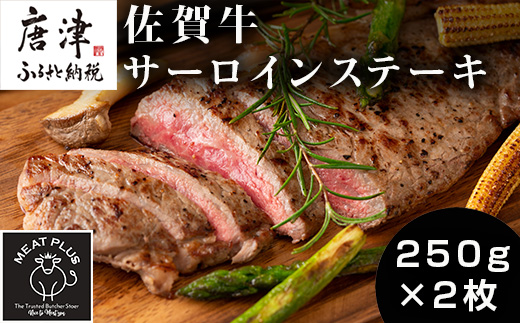 艶さし！佐賀牛サーロインステーキ 250g×2枚(合計500g) 肉 牛肉 ステーキ 焼肉 BBQ バーベキュー ギフト アウトドア 「2024年 令和6年」