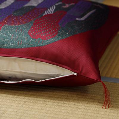 ふるさと納税 富士吉田市 干支座布団 たつ(辰) 八端判59×63cm 洗える座布団カバーと中綿ヌードのセット 日本製 |  | 02