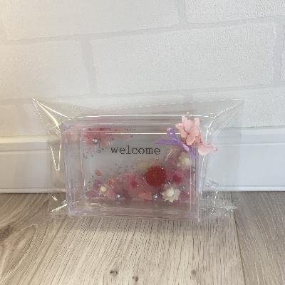 ふるさと納税 田原本町 ハーバリウムウェルカムプレート(パープル) |  | 02