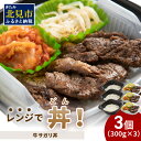 【ふるさと納税】＼12/9入金分まで年内配送／レンジで丼！牛サガリ丼 3個 ( 弁当 どんぶり 丼 サガリ 冷凍 簡単調理 )