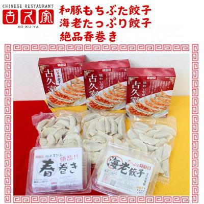 ふるさと納税 藤沢市 餃子60個　海老餃子10個　春巻き5本　セット