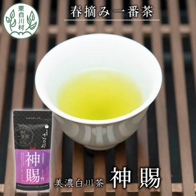 ふるさと納税 東白川村 茶師が丁寧に仕立てた高級煎茶 「神賜-しんし-」80g