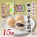 【ふるさと納税】 サッカー エース 最中 3種 15個 詰め合わせ 小豆 紅芋 抹茶 おやつ 菓子 和菓子 もなか 贈答 贈り物 プレゼント 祝い お取り寄せ グルメ ご当地 スイーツ 静岡県 藤枝市