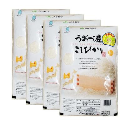 ふるさと納税 魚津市 コシヒカリ白米20kg(5kg×4袋)富山県うおづ産