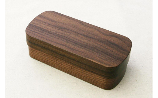 
                  ◇銘木弁当箱 ウォルナット ナノコート 弁当包みセット【選べる4種】【TN161】
                