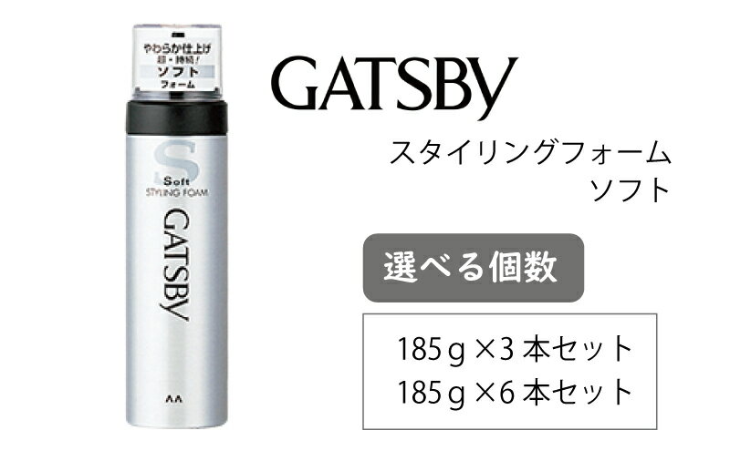【ふるさと納税】 マンダム ギャツビー スタイリングフォーム ソフト MA-11[ GATSBY 整髪料 ムース 男性化粧品 おしゃれ 日用品 ]　美容・ギャツビー・ヘアスタイリング・スタイリング