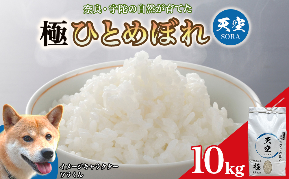 宇陀の自然が育てた 天空【sora】極 ひとめぼれ 10kg｜特別栽