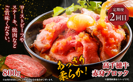 【3か月定期便】高千穂牛ヘルシー定期便 高千穂牛 牛肉 肉 お肉 定期便 定期 国産牛 ブランド牛 黒毛和牛 和牛 ウデ ウデスライス 上モモ モモ 赤身 赤身ブロック すき焼き しゃぶしゃぶ 国産 