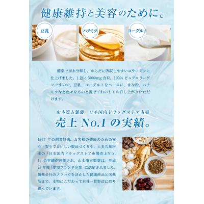 ふるさと納税 小牧市 山本漢方の低分子　無添加フィッシュコラーゲン100%(合計125スティック)[027Y04] |  | 02