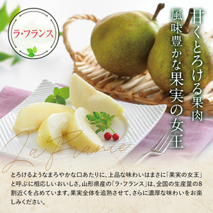 【令和6年産先行予約】 山形県産 ラ・フランス 約5kg詰め (12～16玉 3Lサイズ ) 《令和6年11月中旬～12月中旬発送》『最上屋』 洋梨 フルーツ 果物 山形県 南陽市 [1687]