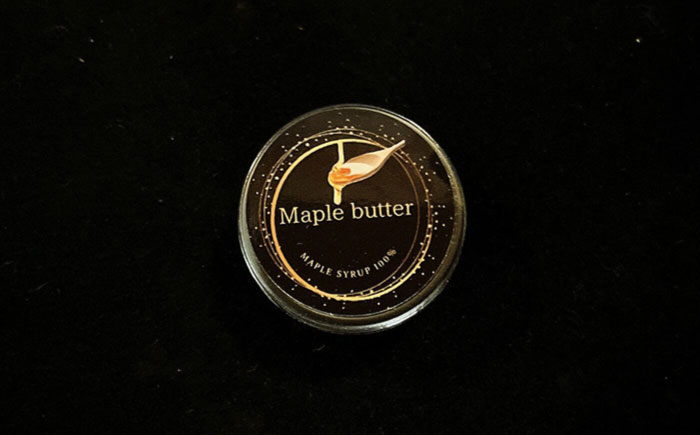 【砂糖・乳製品不使用のグルテンフリースプレッド】Maple butter（メープルバター） 個包装10g×16個 / 佐賀県 / どんどん良くなる [41ANAA014]