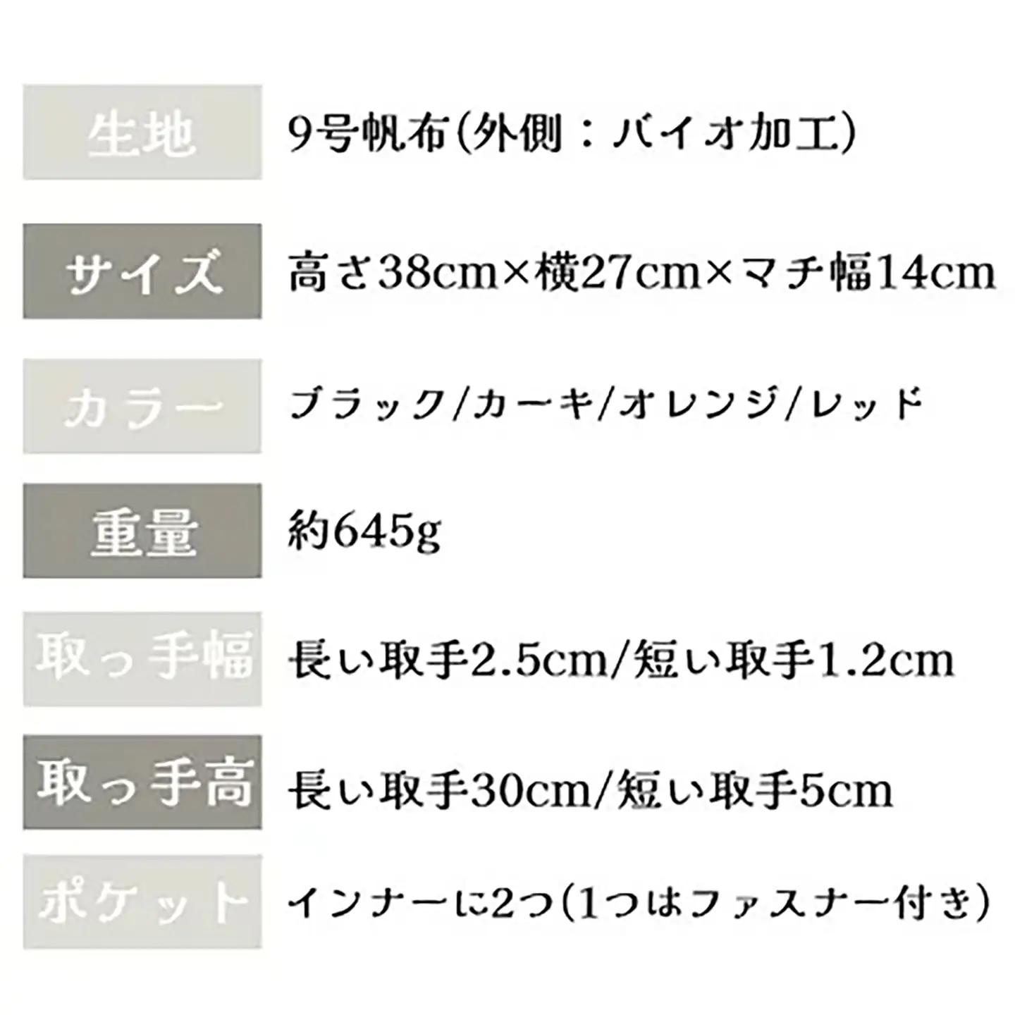 オールアラウンドトート( ブラック ) トートバッグ 帆布