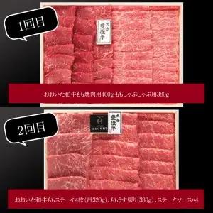 【定期便】大分県産黒毛和牛（おおいた和牛）バラエティ定期便 毎月6回お届け A01082