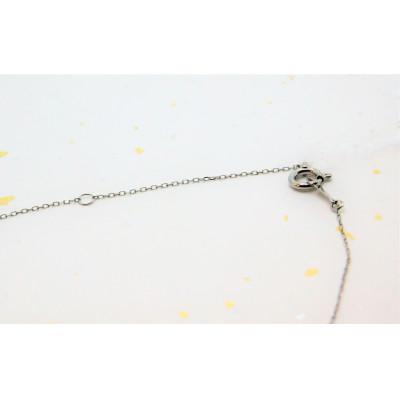 ふるさと納税 山梨県 K18WG カットパールの丸玉ネックレスとリバーシブルピアスのセット |  | 02