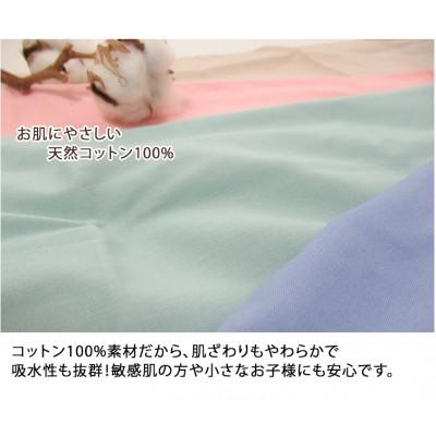ふるさと納税 泉大津市 【シングル】日本製 綿100% ふとんカバー掛・敷・枕3点セット 無地　ブルー　CO-S-BL |  | 01
