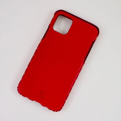 ふるさと納税 七尾市 【iPhone15用】本革ケース・レッド