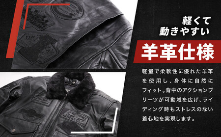 【デグナー】ヴィンテージフライトレザージャケット[16WJ-10C] XLサイズ｜京都 バイクギア 人気ブランド ジャケット バイク