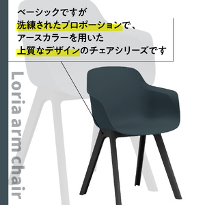 ロリア アームチェア PP脚　P3003-1WE　GZ056