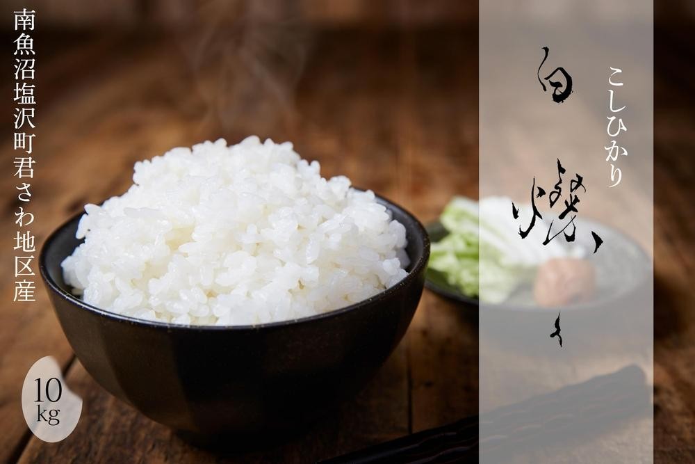 
            【令和7年産新米】南魚沼君沢産こしひかり　白燦々 10kg（従来品種）
          