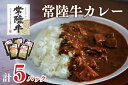 【ふるさと納税】【常陸牛A5ランク】カレー5袋｜DT-43