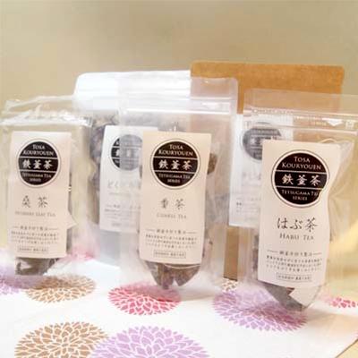 ふるさと納税 南国市 【産地直送手作り】高知県産おすすめ健康茶5種セット〜伝統の鉄釜で使い職人が手炒り〜【お茶セット】