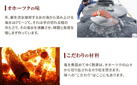 オホーツクの塩 1kg×2個 あら塩 [ 国産 塩 オホーツク 手作り おにぎり 料理 ]