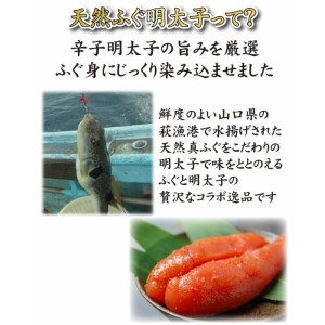 天然 ふぐ 明太子 3パック 下関 山口 AU412