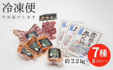 小高ハム 7種9点セット 2.2㎏ ベーコン ウインナー ハムハムハムハムハムハム 【0200701】