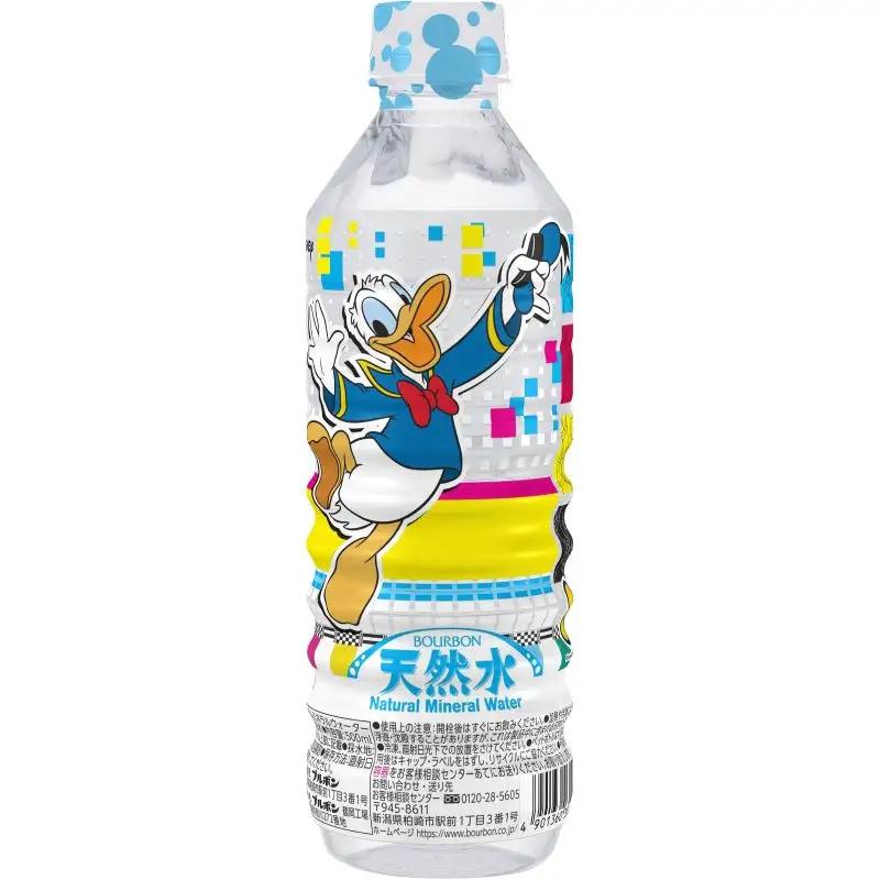 ディズニーデザインの天然水　500ml×24本 ミッキー＆フレンズ（ミッキーマウス・ミニーマウス・ドナルドダック）